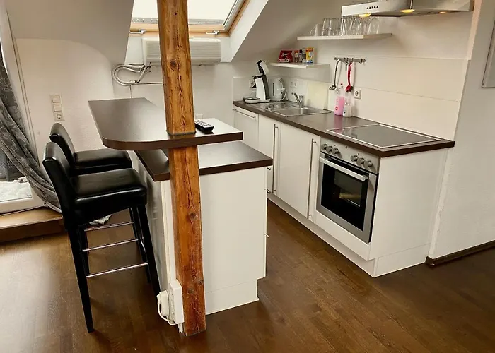 Daire Wohnen Ueber Den Daechern Von Ravensburg, Stadtnah, Kamin, Klima