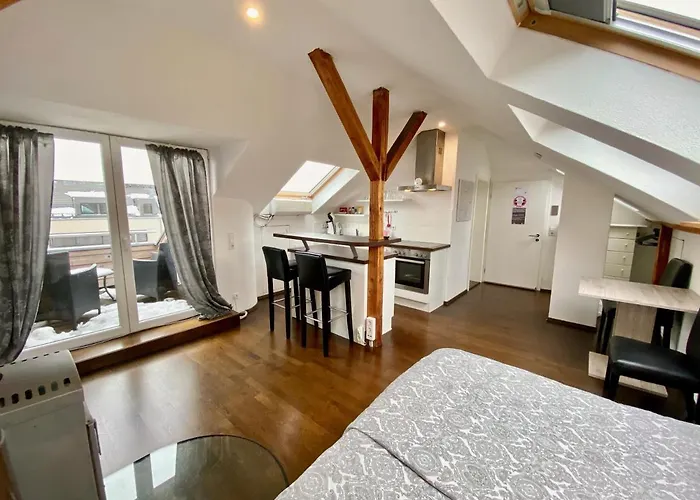 Daire Wohnen Ueber Den Daechern Von Ravensburg, Stadtnah, Kamin, Klima Ravensburg